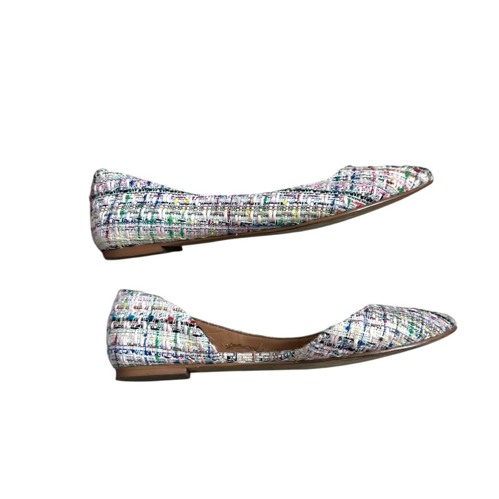 J. Crew Multicolor Tweed Pointed-Toe Flats - Picture 3 of 7